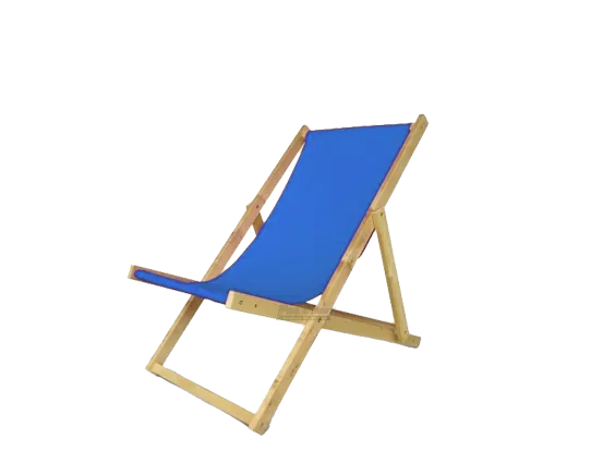 Strandstuhl blau