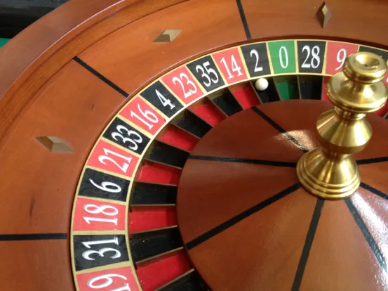 Roulettetisch mit 80 cm Kessel