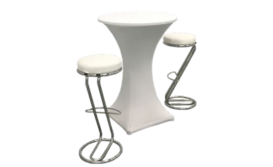 Barhocker Z-Fuss wei&szlig;