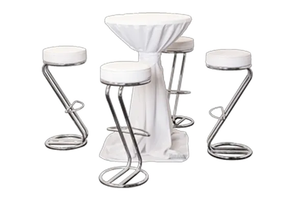 Barhockerset Z weiss/wurf