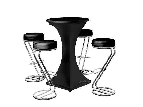 Barhockerset Z schwarz/stretch