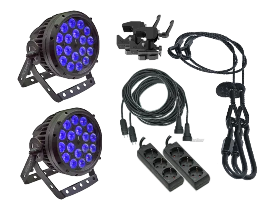 Zeltbeleuchtung Set 2 LED