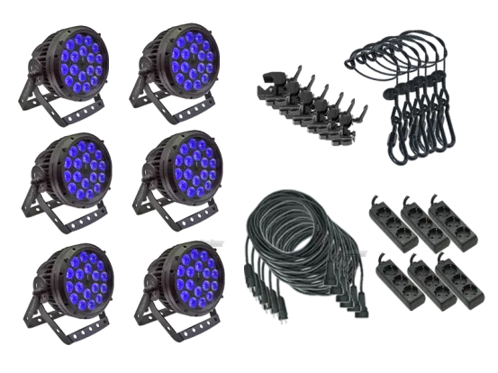 Zeltbeleuchtung Set 4 LED