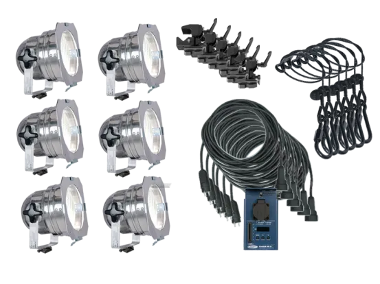 Zeltbeleuchtungsset 4 PAR 56