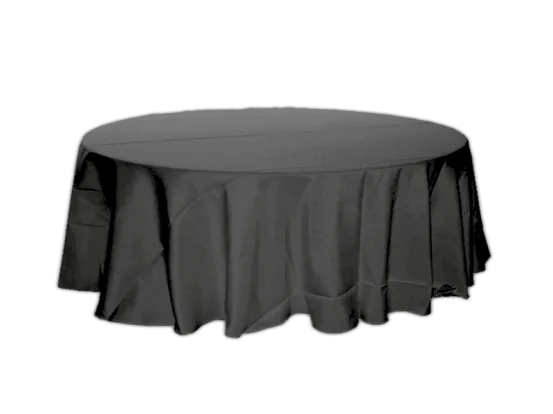 Banketttischdecke 3 m schwarz