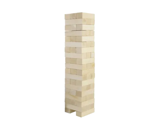 XXL Jenga Stapelturm