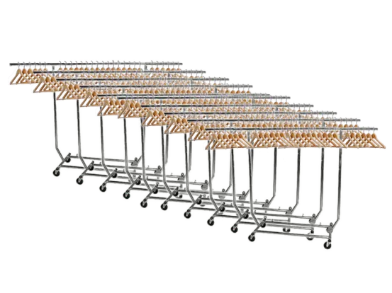 10er Garderobenwagenset