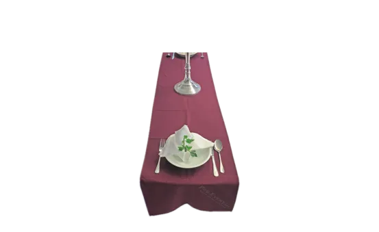 2er Tischl&auml;ufer aubergine