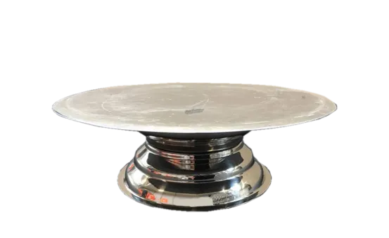 Tortenplatte Edelstahl