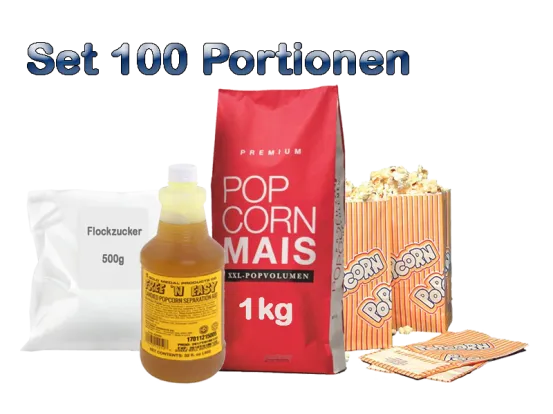 Popcornzubeh&ouml;r Paket 100