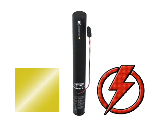 Konfetti Kanone gold 50 cm