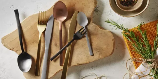 Men&uuml;gabel Exklusiv schwarz