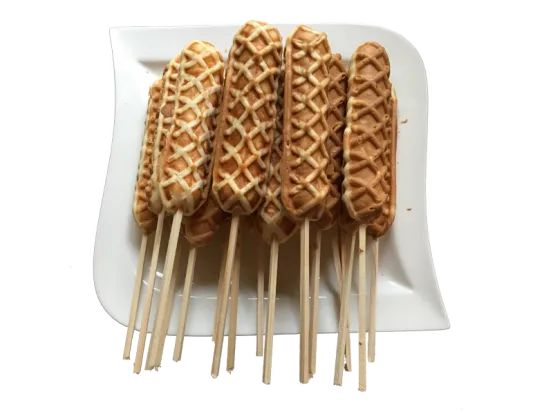 Waffel am Stiel