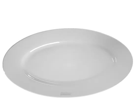 Teller oval Bianco 35 cm