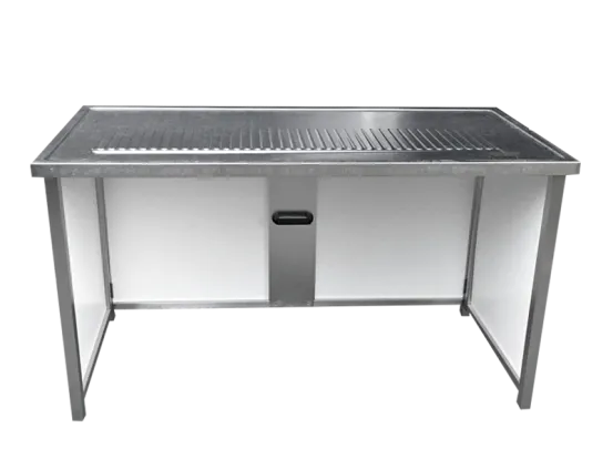 Edelstahltheke klein