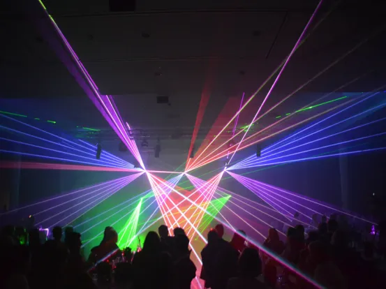 Lasershow Set XXL, mit Operator