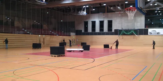 Teppichfliesen 2x1m schwarz