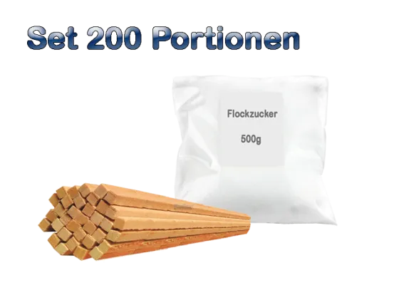 Zuckerwatte Set 200