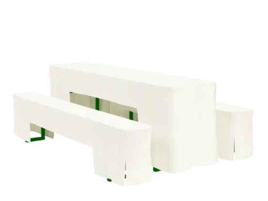 50er Wurfhussenset creme