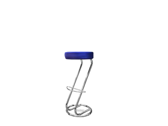 Barhockerhusse  blau