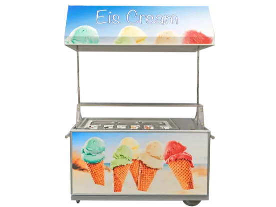 Mobiler Eisstand ungebrandet 