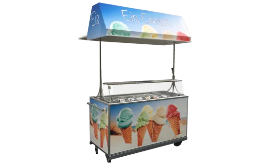 Mobiler Eisstand ungebrandet 