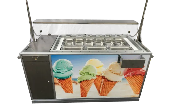 Mobiler Eisstand ungebrandet 