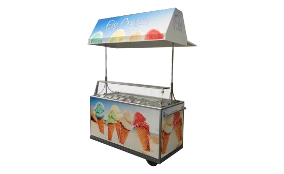 Mobiler Eisstand ungebrandet 