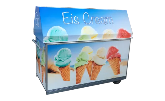 Mobiler Eisstand ungebrandet 