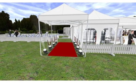 Faltzelt 3 x 3 m  Gala