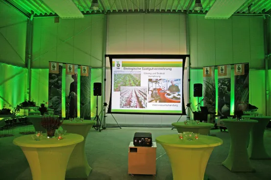 Stehtischset gr&uuml;n