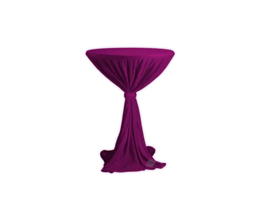 Wurfhusse mit Schleife aubergine