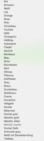 10er Set Stuhlschleife Stretch