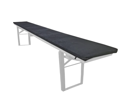 Polsterauflage Leder braun