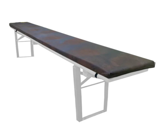 Polsterauflage Leder braun