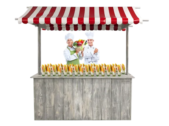 Obst- und Gem&uuml;sestand