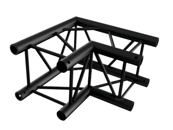 Prolytetruss 2 Wege Ecke schwarz 