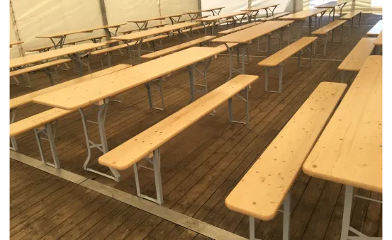 Bierzeltgarniturset 70 cm Gala