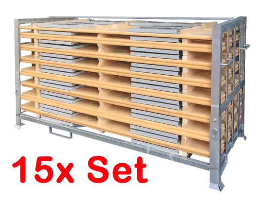 Bierzeltgarniturset 50 cm Gala 15er Set