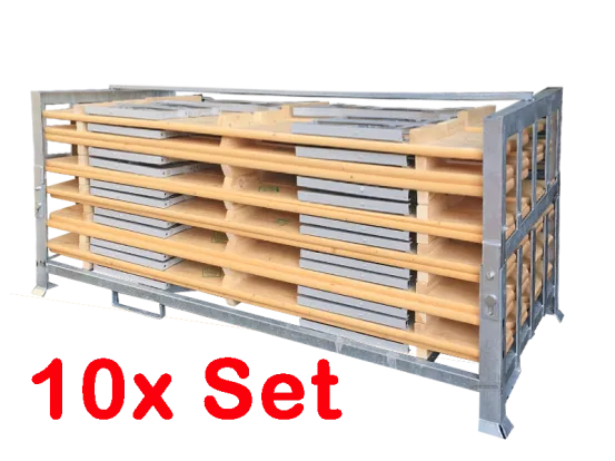 Bierzeltgarniturset 50 cm Gala 10er Set