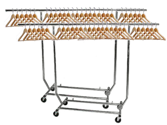 2er Garderobenwagenset