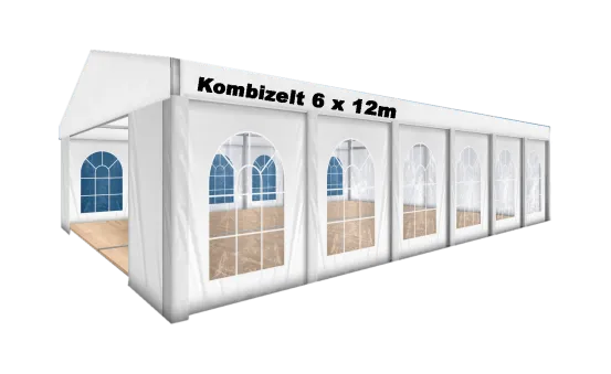 Kombizelt 6 x 12 m