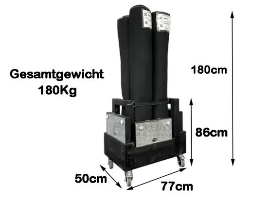 Sonnenschirm 3 m  grau