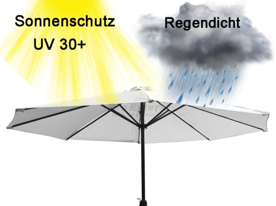 Sonnenschirm 3 m  blau 