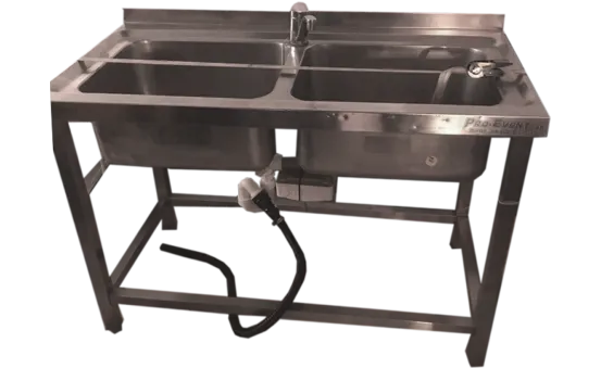 Doppelsp&uuml;le mit Warmwasser