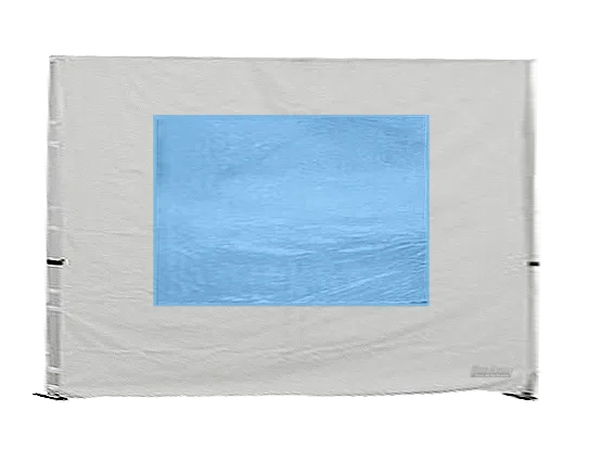 Seitenwand 3 m mit Fenster wei&szlig; (Standard) 