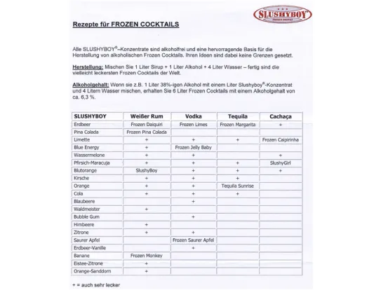 Slushmaschine Einzelkammer