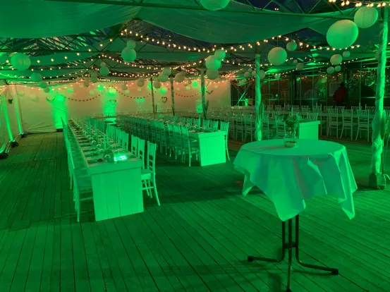 Chiavari Tischset wei&szlig;