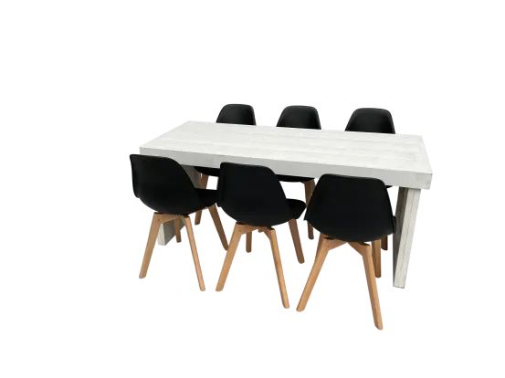 Woodlounge Dinnerset Keeve schwarz