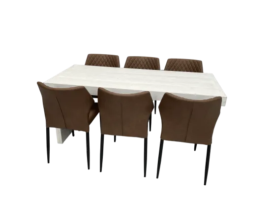 Woodlounge Dinnerset Cognac